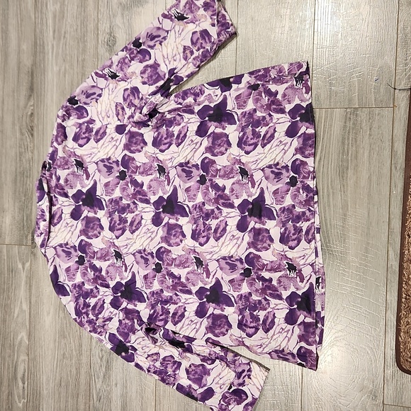 EUC M Collection Women's sz 14P button down shirt - Picture 4 of 4